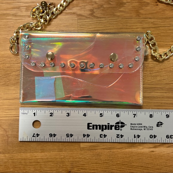 Holographic Clear Small Clutch Purse - Picture 5 of 5